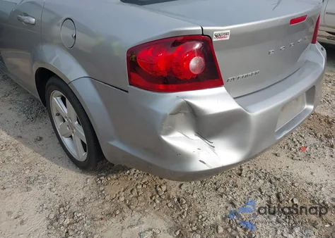 2013 Dodge Avenger Se из США, поврежденный, VIN 1C3CDZAB3DN566883